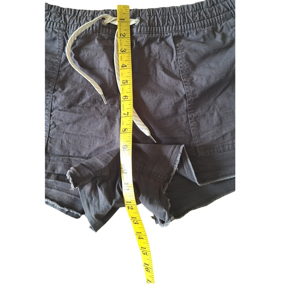 Vuori Shorts Women's  Dark Gray Ripstop Drawstring Pockets Elastic‎ Waist M - Picture 7 of 8
